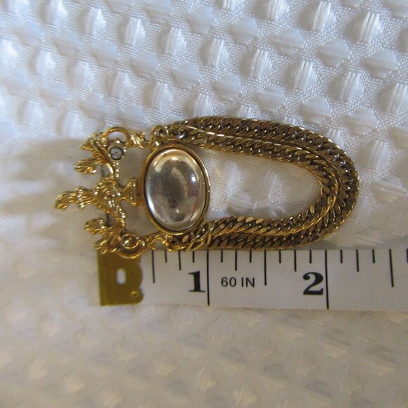 Vintage Brooch with Chains - Picture 6 of 7